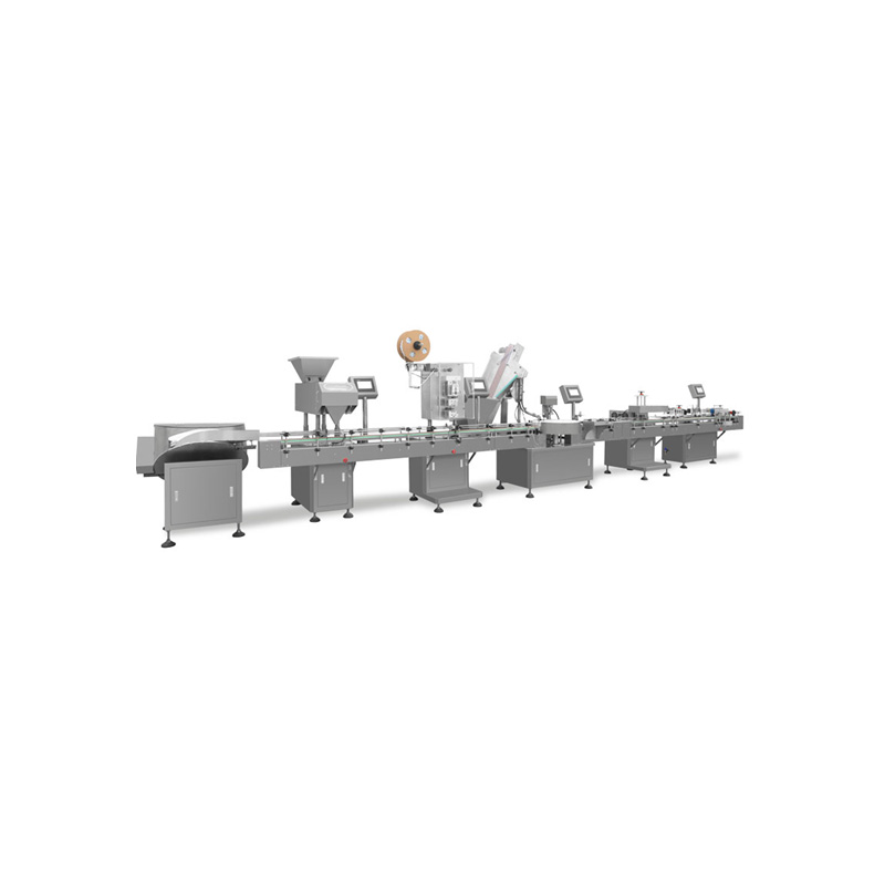 Automatic tablet capsule counting line